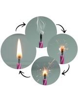 Świeczki urodzinowe - niegasnące psikuski (12 szt.)