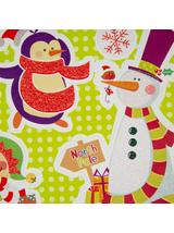 Zestaw naklejek świątecznych