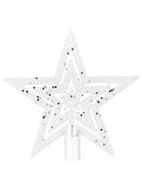 Szpic choinkowy - gwiazda biała