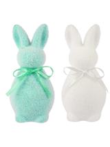 Zestaw zajączków flokowanych (2 szt.)