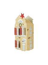 Świąteczne domki DIY (z lampkami LED i markerem)