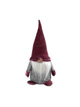 Skrzat z welurową czapką - różowy