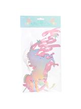 Girlanda Happy Birthday - Jednorożec