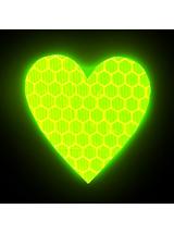 Naklejki odblaskowe serca