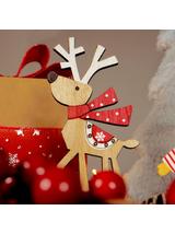 Drewniana dekoracja - renifer