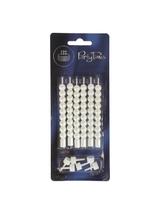 Świeczki perły - dekoracja ciasta (6 szt.)