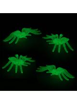 Świecące w ciemności pająki z przyssawką (2 szt.)