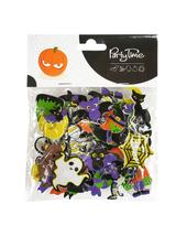 Naklejki piankowe z halloweenowym nadrukiem (45 szt.)