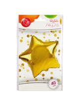 Balon foliowy gwiazda złoty