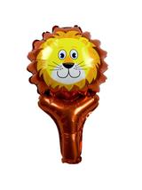 Balon foliowy zwierzątko z uchwytem - lew