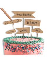 Pickery flagi - Kraft Balloons (9 szt.)
