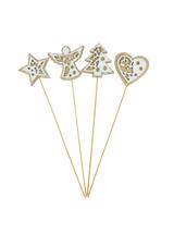 Dekoracja na piku rzeźbiona