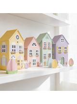 Wiosenne domki DIY (4 szt.)