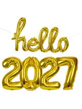 Zestaw balonów foliowych - hello 2027