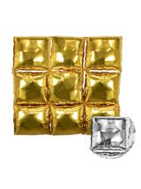 Ścianka party - złoto-srebrny zestaw balonów foliowych (9 szt.)