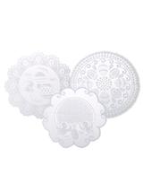 Serwetka na koszyczek z ażurowym wzorem