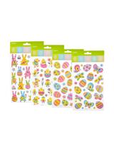 Posrebrzane naklejki wielkanocne