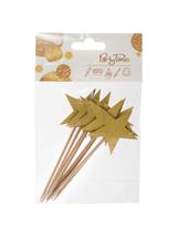 Gwiazdki na piku (8 szt.) złote - FSC Mix Credit
