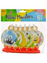 Gwizdki medalion - Pillow Monsters (6 szt.)