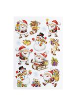 Naklejki - wesoły Mikołaj