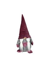 Skrzat z welurową czapką - różowy