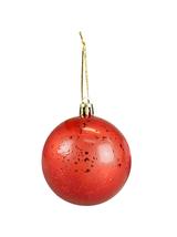 Zestaw bombek z efektem rosy (4 szt.) - czerwony