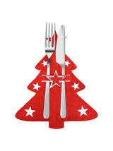 Etui na sztućce - choinki (4 szt.)