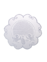 Serwetka na koszyczek z ażurowym wzorem