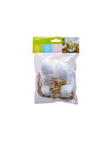 Zestaw dekoracji kreatywnych - rustykalne pisanki