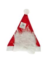 Mikołaj - czapka + broda (eko)