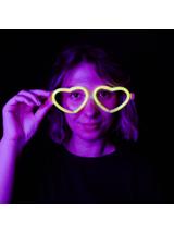 Okulary serca Glow stick