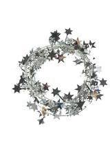 Łańcuch z gwiazdkami srebrny