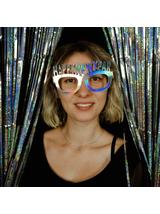 Papierowe okulary Happy New Year (4 szt.) - FSC Mix Credit