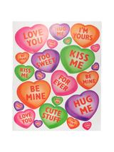 Naklejki - serca z napisami