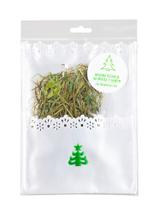 Wigilijna dekoracja na opłatek z siankiem