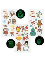 Świąteczne tatuaże świecące w ciemności