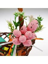 Dekoracja koszyczka wielkanocnego