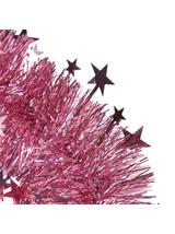 Łańcuch dekoracyjny - gwiazdki czerwony