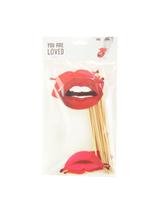 Całuśne akcesoria do zdjęć (12 szt.)