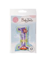 Balon foliowy roczek - niebieski