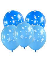Balony Baby shower - chłopiec (5 szt.)