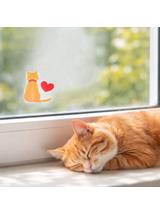 Naklejki elektrostatyczne - kotki