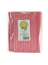 Słomki papierowe shake 8 mm różowe (144 szt.) - FSC Mix Credit