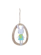 Drewniana zawieszka - jajko