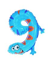 Balon foliowy cyferka zwierzątko nr 9