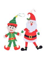 Dekoracja świąteczna Mikołaj/ elf duży