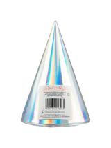 Czapeczki papierowe opalizujące (3 szt.)