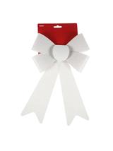 Kokarda brokatowa duża biała