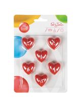 Walentynkowe świeczki w kształcie serc (6 szt.)