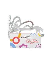 Tiara księżniczki srebrna